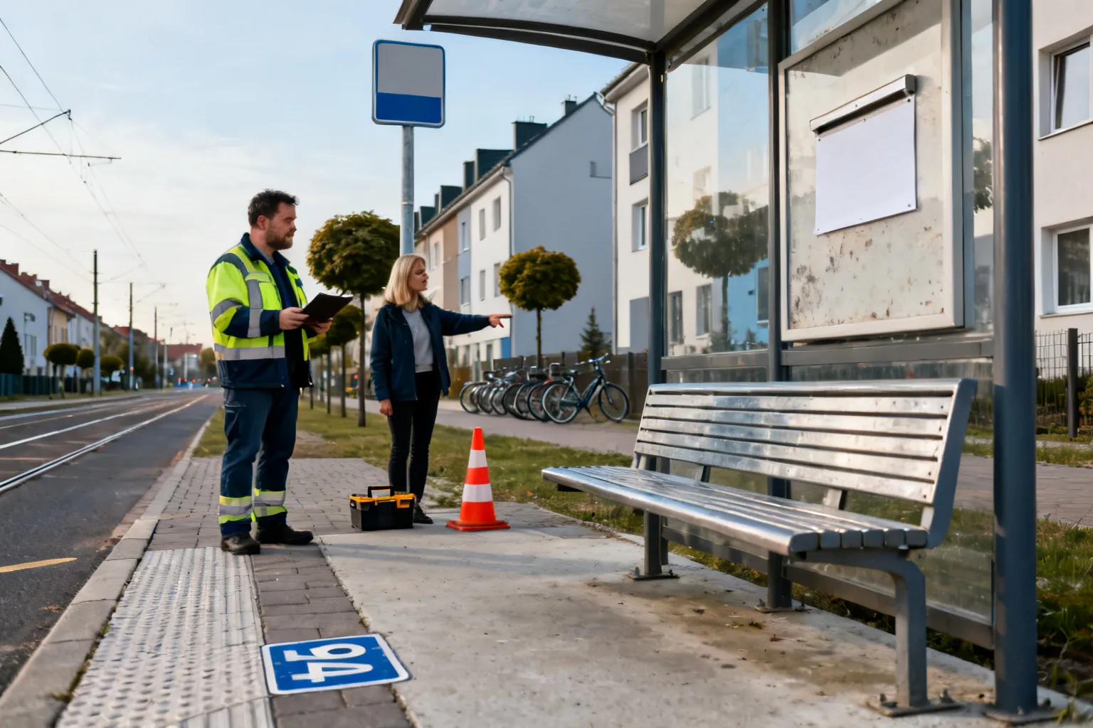 Dodatkowe ławki przystanki linia 1 Cieszyn — urząd odmówił montażu