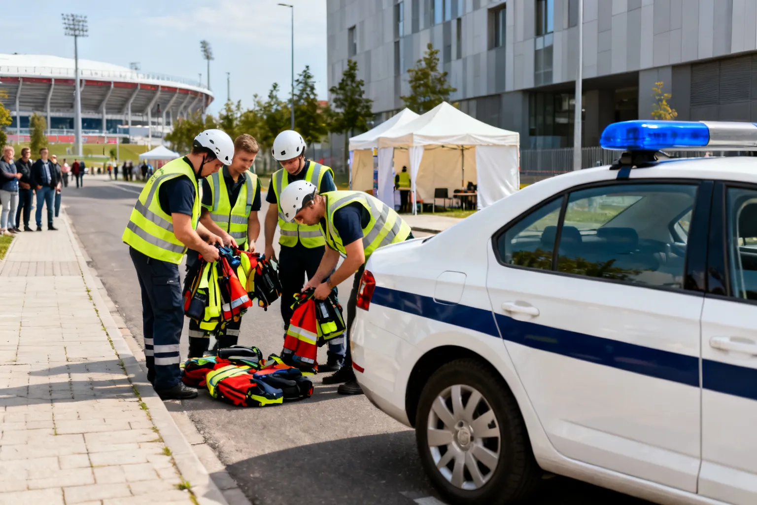 III Międzypowiatowa Olimpiada Bezpieczeństwa na Stadionie Miejskim w Cieszynie