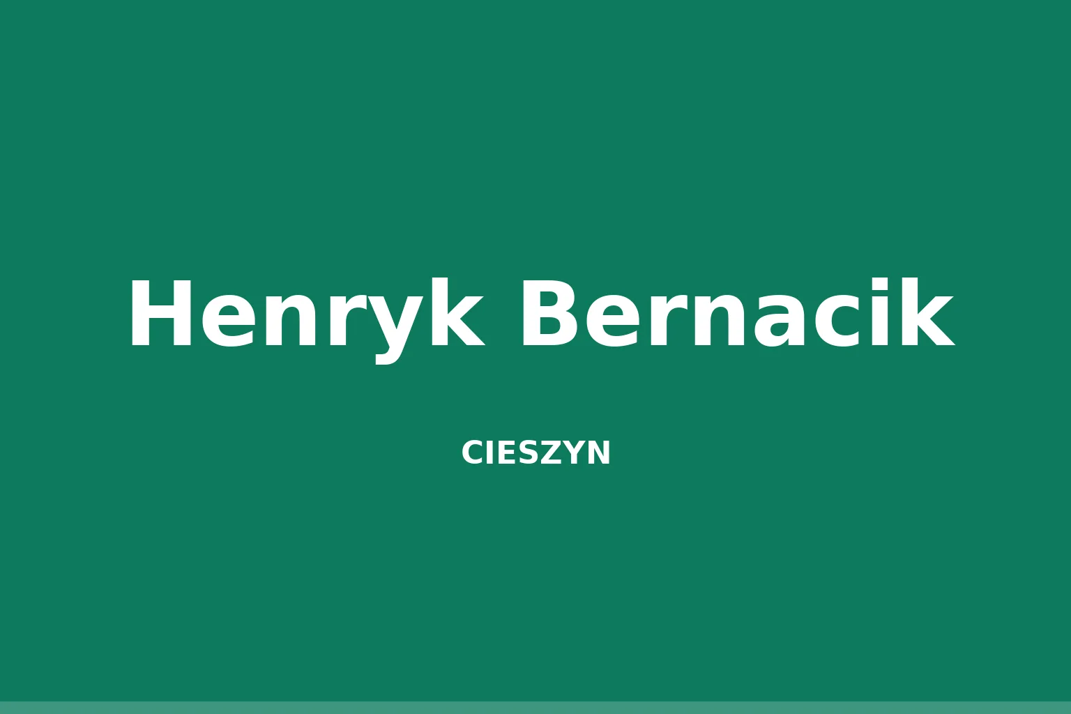 Henryk Bernacik