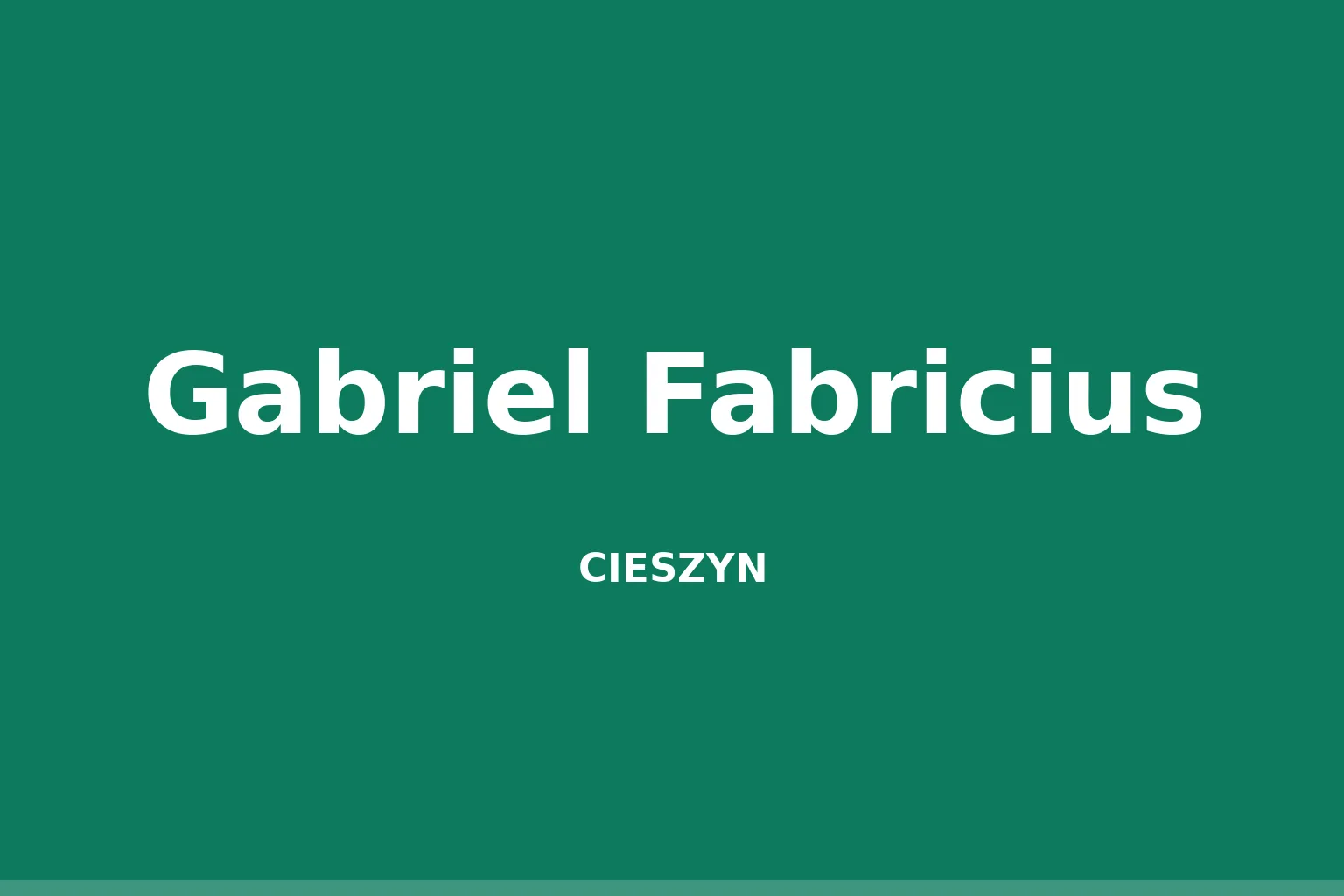 Gabriel Fabricius