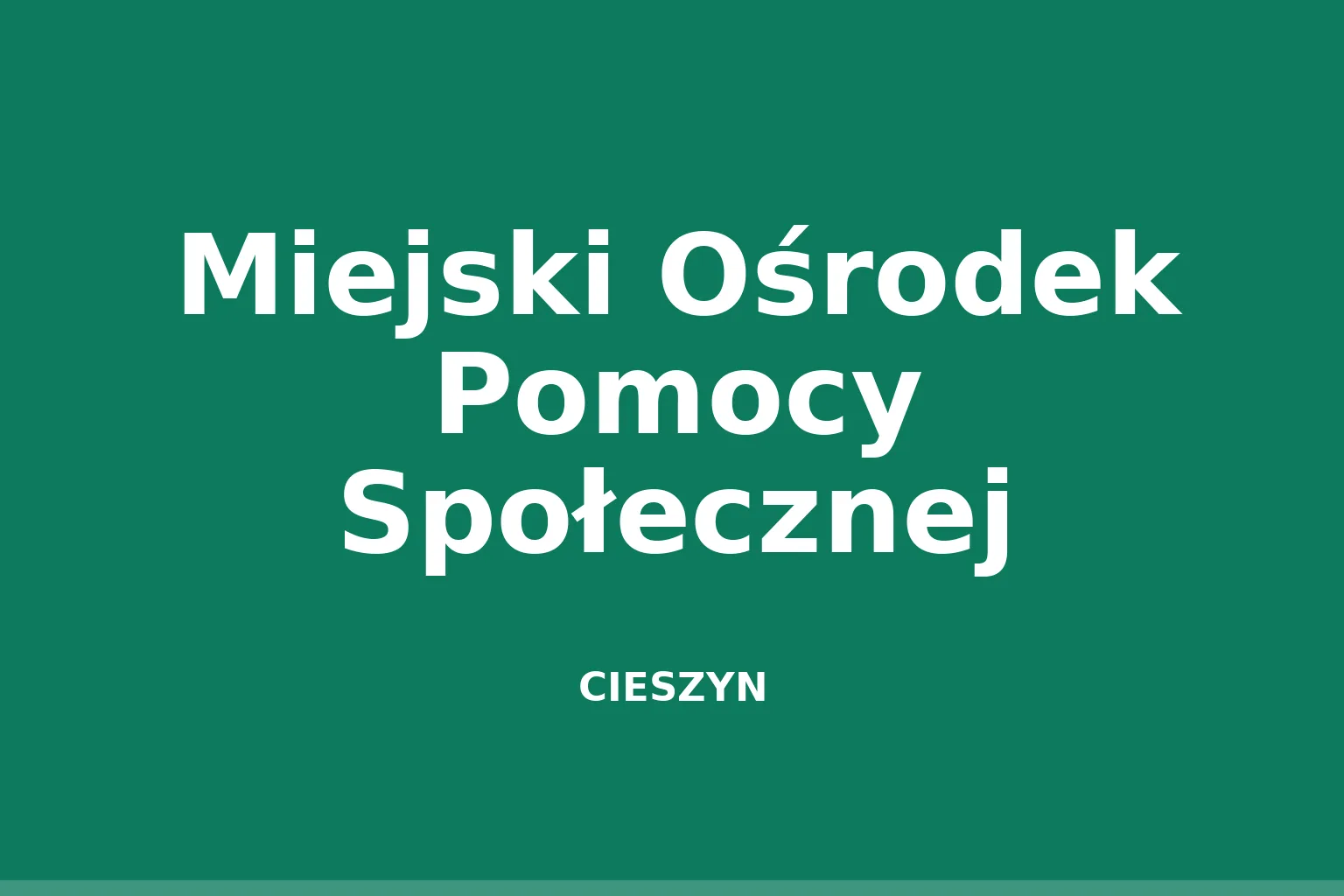 Miejski Ośrodek Pomocy Społecznej