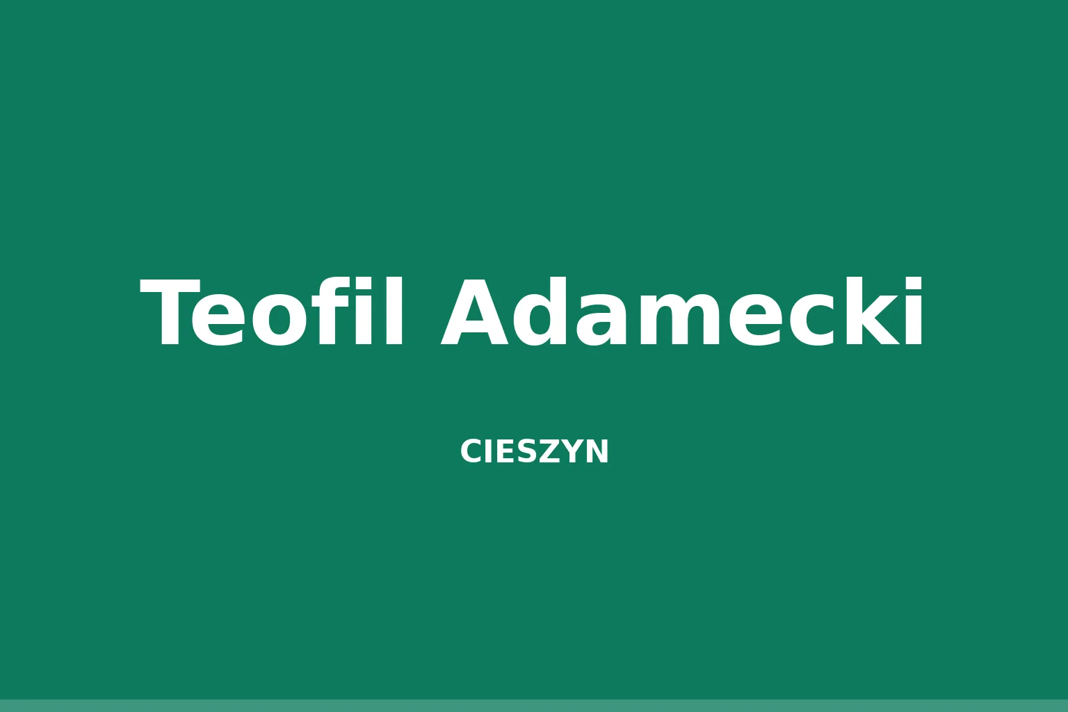Teofil Adamecki
