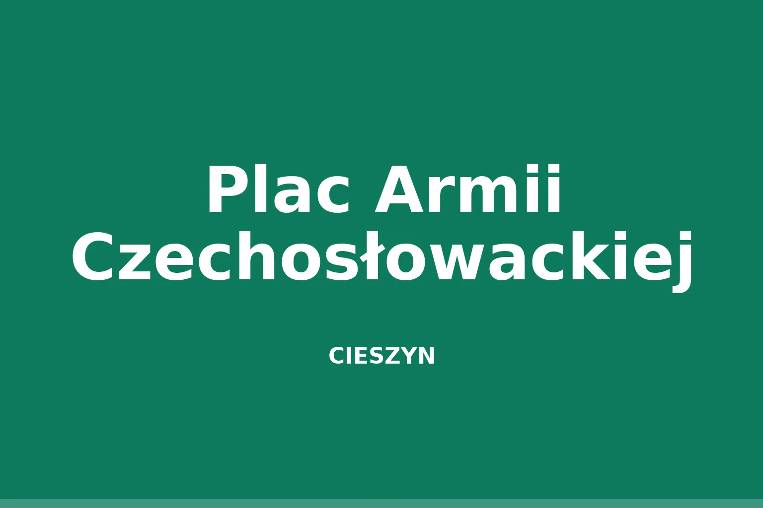 Plac Armii Czechosłowackiej