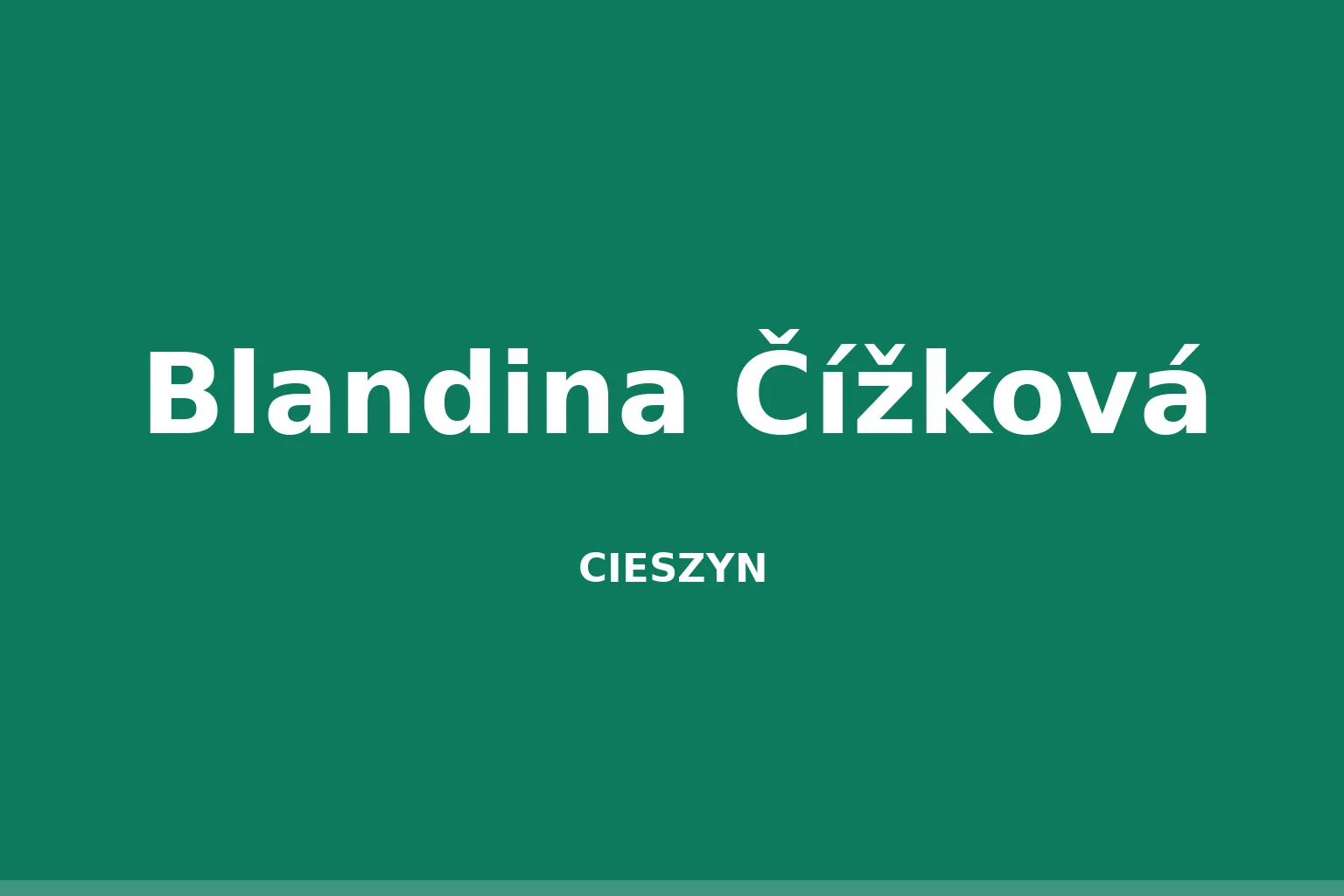 Blandina Čížková