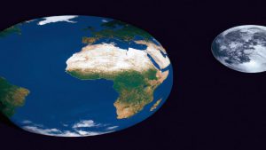 Co ma większą powierzchnię księżyc czy Afryka?